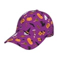 thumbnail image 1 of KLL Halloween2 Pattern Baseball Caps for Outdoor Sports,Golf Dad Hat Fashion Casual Outdoor Caps Adjustable Fit Men Women, 1 of 6