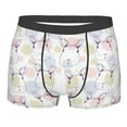 thumbnail image 1 of KLL Hand Drawn Rabbit Men's Cotton Boxer Briefs Underwear-XX-Large, 1 of 8