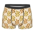 thumbnail image 1 of KLL Hand Drawn Snake Men's Cotton Boxer Briefs Underwear-XX-Large, 1 of 8