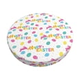 thumbnail image 1 of KLL Happy Easter Round Bar Chair Cushion Cover 14 inch ,Bar Stool Protector with Elastic, Soft Washable, 1 of 6