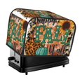 thumbnail image 1 of KLL Happy Fall Y'All Print 2 Slice Toaster Dust Covers Kitchen Small Appliance Cover with 2 Pockets,Can hold Jam Spreader Knife & Toaster Tongs (11.4 x 7.9 x 7.5), 1 of 6