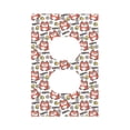 thumbnail image 1 of KLL Happy Foxy Faces Pattern Electrical Outlet Covers, 3" x 5" 1 Pack Electric Receptacle Plug Covers for Decorator Receptacle Outlet & Switch-Style S, 1 of 6
