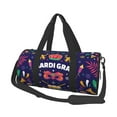 thumbnail image 1 of KLL Happy Mardi Gras Duffle Bag For Men Women Sport Gym Fitness Tote Travel Training Workout Basketball Football Weekender, 1 of 8