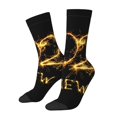 thumbnail image 1 of KLL Happy New Year 2025 D Print Cool Socks Men's Women's Crew Socks Funny Crazy Novelty Stockings, 1 of 6