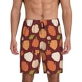 thumbnail image 1 of KLL Happy Thanksgiving Day for Men's 1-Pack Shorts,Sleep Pajama Shorts for Men Soft Pj Shorts Men's Pajama Bottoms Sleepwear -Medium, 1 of 7