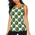 thumbnail image 1 of KLL Happy Watermelon Print Womens Tank Top Sleeveless Workout Tops Athletic Running Shirts Yoga Gym Clothes-Small, 1 of 7