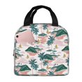 thumbnail image 1 of KLL Hawaii Palms Print Insulated Lunch Bag Women, Reusable Cute Tote Lunch Box for Adult & Men, Leakproof Cooler Lunch Bags for Work Office Travel Picnic, 1 of 5