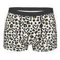 thumbnail image 1 of KLL Heart Leopard Men's Cotton Boxer Briefs Underwear-Medium, 1 of 8