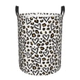 thumbnail image 1 of KLL Heart Leopard Waterproof Foldable Laundry Hamper Bucket with Handles for Storage Bin,Kids Room,Home Organizer (Medium ), 1 of 7