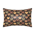 thumbnail image 1 of KLL Heart Pattern Silk Pillowcase for Hair and Skin Standard Size 20"X 30" Soft Breathable Pillow Covers for Sleeping, 1 of 8