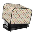 thumbnail image 1 of KLL Heart Polka Dot Print 4 Slice Toaster Dust Covers Kitchen Small Appliance Cover with 2 Pockets,Can hold Jam Spreader Knife & Toaster Tongs (12.4 x 10.6 x 8.2), 1 of 6