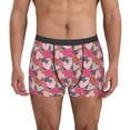 thumbnail image 1 of KLL Hearts for Valentines day Men's Cotton Boxer Briefs Underwear-Small, 1 of 5