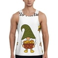 thumbnail image 1 of KLL Hello Autumn Print Men's Muscle Gym Workout Stringer Tank Tops Bodybuilding Fitness T-Shirts Tank Tops Men-XX-Large, 1 of 7