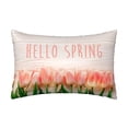 thumbnail image 1 of KLL Hello Spring Pattern Silk Pillowcase for Hair and Skin Standard Size 20"X 30" Soft Breathable Pillow Covers for Sleeping, 1 of 7