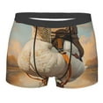 thumbnail image 1 of KLL Hiking Duck Men's Cotton Boxer Briefs Underwear-X-Large, 1 of 8