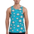 thumbnail image 1 of KLL Hippo In Water Head Print Men's Muscle Gym Workout Stringer Tank Tops Bodybuilding Fitness T-Shirts Tank Tops Men-XX-Large, 1 of 7