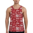 thumbnail image 1 of KLL Ho Funny Christmas Print Men's Muscle Gym Workout Stringer Tank Tops Bodybuilding Fitness T-Shirts Tank Tops Men-Medium, 1 of 7