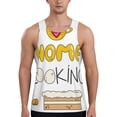 thumbnail image 1 of KLL Home Cooking Print Men's Muscle Gym Workout Stringer Tank Tops Bodybuilding Fitness T-Shirts Tank Tops Men-Medium, 1 of 7