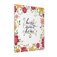 thumbnail image 1 of KLL Home Sweet Home Floral Print Canvas Wall Art, Canvas Painting Prints Canvas Art Wall Decor Home Decoration for Living Room Bedroom Office, 1 of 6