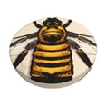 thumbnail image 1 of KLL Honey Bee Round Bar Chair Cushion Cover 13 inch ,Bar Stool Protector with Elastic, Soft Washable, 1 of 6