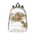 thumbnail image 1 of KLL Horse Rider In Field Print Travel Laptop Backpack - College Backpack Business Work Bag Nurse Bag Casual Daypack for Weekender Business Hiking -Small, 1 of 6