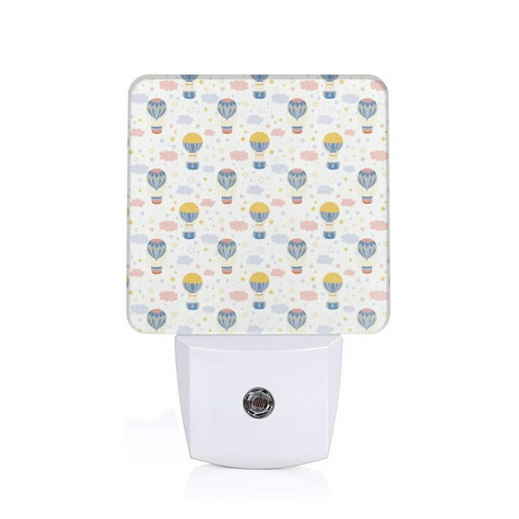 KLL Hot Air Balloon for Night Lights,Auto Sensor Night Lamp Plug in Night Light with Dusk-to-Dawn Light Sensor LED Nightlightfor Adults & Kids Room/Bedroom/Hallway