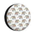 thumbnail image 1 of KLL Indian Elephant Pattern 14-17 inch Spare Tire Cover Universal Wheel Protector for Truck SUV Trailer Camping Rv Tire Covers-16 inch, 1 of 6