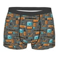 thumbnail image 1 of KLL Industrial Transportation Men's Cotton Boxer Briefs Underwear-Small, 1 of 8