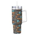 thumbnail image 1 of KLL Industrial Transportation Print 40oz Stainless Steel Insulated Car Cup Coffee Mug with Spillproof Lid - Keep Your Drink Hot or Cold on the Go, 1 of 8