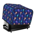 thumbnail image 1 of KLL Jellyfish colorful Print 4 Slice Toaster Dust Covers Kitchen Small Appliance Cover with 2 Pockets,Can hold Jam Spreader Knife & Toaster Tongs (12.4 x 10.6 x 8.2), 1 of 1