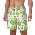 thumbnail image 1 of KLL Kawaii Avocado for Mens Swim Trunks Quick Dry Swim Shorts with Built-in Compression Liner Funny Swimwear Bathing Suits-Medium, 1 of 6