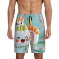 thumbnail image 1 of KLL Kawaii Sushi Characters Delight for Men's 1-Pack Shorts,Sleep Pajama Shorts for Men Soft Pj Shorts Men's Pajama Bottoms Sleepwear -Large, 1 of 7