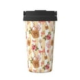 thumbnail image 1 of KLL Key Lock And Flowers Pattern Stainless Steel Vacuum Insulated Tumbler - Carry Insulated Coffee Mug - Reusable Insulated Cold Brew Iced Coffee Cup Thermos, 1 of 8
