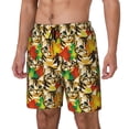 thumbnail image 1 of KLL Kittens With Maple Leaves for Mens Swim Trunks Quick Dry Swim Shorts with Built-in Compression Liner Funny Swimwear Bathing Suits-XX-Large, 1 of 6