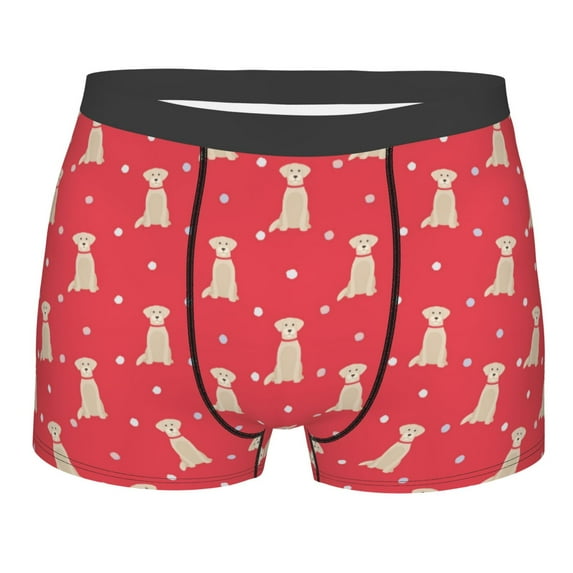KLL Labrador Retriever Dog Men's Cotton Boxer Briefs Underwear-XX-Large
