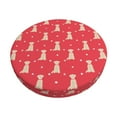 thumbnail image 1 of KLL Labrador Retriever Dog Round Bar Chair Cushion Cover 14 inch ,Bar Stool Protector with Elastic, Soft Washable, 1 of 6