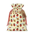 thumbnail image 1 of KLL Ladybug And Bee for Christmas Gift Bag,Holiday Bags for Gifts Christmas Bags & Drawstring Gift Pouch Reusable Holiday Gift Bags & Party Favor Bags (1 PCS)-Medium, 1 of 9