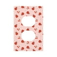 thumbnail image 1 of KLL Ladybug With Flower Pattern Electrical Outlet Covers, 3" x 5" 1 Pack Electric Receptacle Plug Covers for Decorator Receptacle Outlet & Switch-Style S, 1 of 6