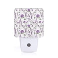 thumbnail image 1 of KLL Lavender Flowers for Night Lights,Auto Sensor Night Lamp Plug in Night Light with Dusk-to-Dawn Light Sensor LED Nightlightfor Adults & Kids Room/Bedroom/Hallway, 1 of 7