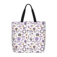 thumbnail image 1 of KLL Lavender Flowers Pattern Aesthetic Tote Bag for Women Beach Bag Shopping Bags Shoulder Bag Reusable Grocery Bags, 1 of 5