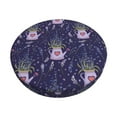 thumbnail image 1 of KLL Lavender Flowers Round Bar Chair Cushion Cover ,Bar Stool Protector with Elastic, Soft Washable, 1 of 6