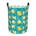 thumbnail image 1 of KLL Lemon Blue Waterproof Foldable Laundry Hamper Bucket with Handles for Storage Bin,Kids Room,Home Organizer (Small ), 1 of 7