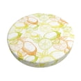 thumbnail image 1 of KLL Lemon Potatoes Round Bar Chair Cushion Cover ,Bar Stool Protector with Elastic, Soft Washable, 1 of 6