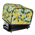 thumbnail image 1 of KLL Lemon Seamless Pattern Oil Painting Effect Print 4 Slice Toaster Dust Covers Kitchen Small Appliance Cover with 2 Pockets,Can hold Jam Spreader Knife & Toaster Tongs (12.4 x 10.6 x 8.2), 1 of 6