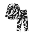 thumbnail image 1 of KLL Leopard And Zebra 2 Sleepwear Mens Flannel Pajamas,Long Cotton Pj Set, 1 of 7