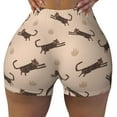 thumbnail image 1 of KLL Leopard Print Pattern Workout Shorts for Women Scrunch Short Gym Yoga Running Sport Active Exercise Fitness Shorts, 1 of 8