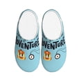 thumbnail image 1 of KLL Let's Go on an Adventure Pattern Adult Unisex Cozy Slippers,Fuzzy Slip-on Slippers TPR Sole Slippers Comfort Plush Home Footwear for Indoor & Outdoor-8, 1 of 7