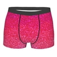 thumbnail image 1 of KLL Light Purple Glitter Men's Cotton Boxer Briefs Underwear-Medium, 1 of 8