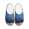 thumbnail image 1 of KLL Lighthouse On The Waters Pattern Adult Unisex Cozy Slippers,Fuzzy Slip-on Slippers TPR Sole Slippers Comfort Plush Home Footwear for Indoor & Outdoor-37/38, 1 of 7