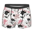 thumbnail image 1 of KLL Lilies Flowers Men's Cotton Boxer Briefs Underwear-XX-Large, 1 of 8